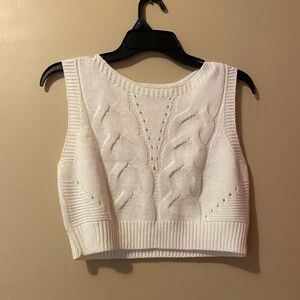 White crop top